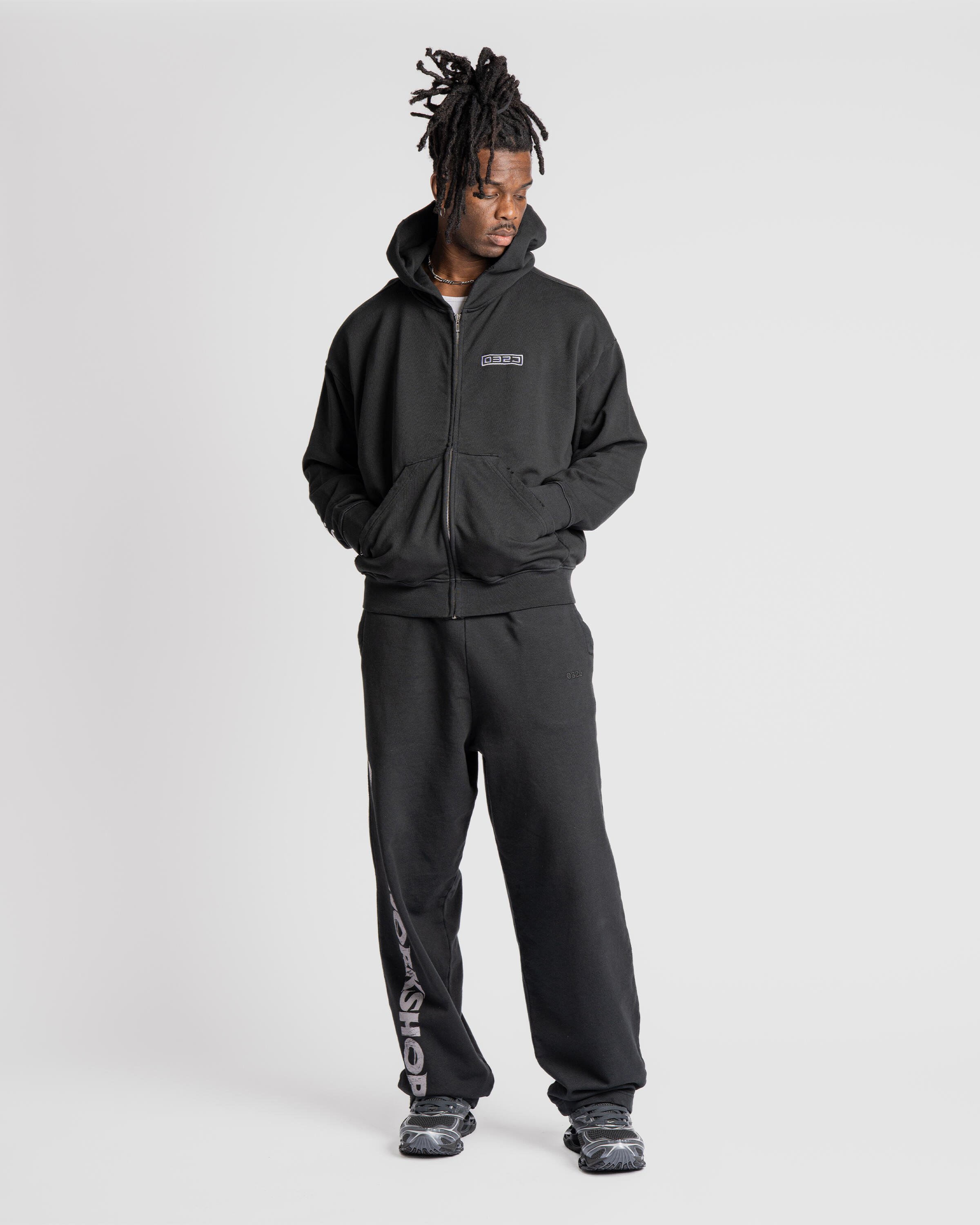032c ''ROUTINE'' ZIP HOODIE | S25-URC-0841-050 | AFEW STORE